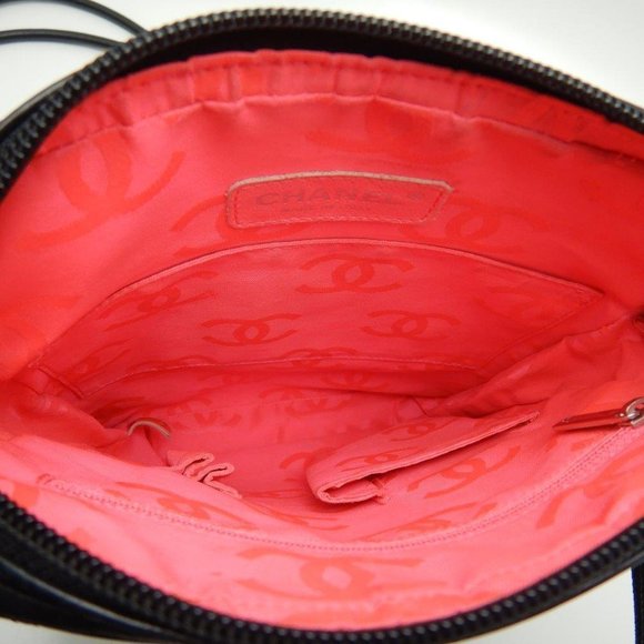 Chanel Cambon Line Shoulder Bag Diagonal Lambskin Black White - Picture 5 of 7